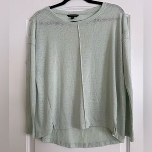 Banana Republic Mint Long Sleeve Top XS